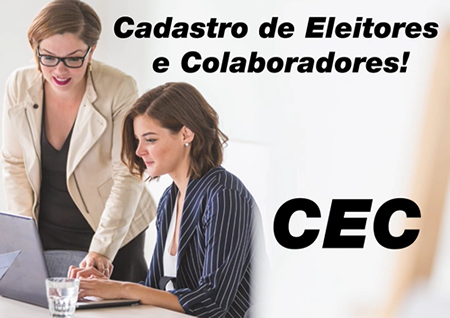 Cadastro de eleitores e colaboradores